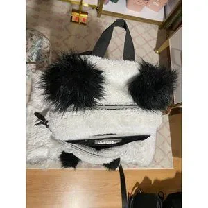 Justice Accessories Justice Plush Panda Sequins Backpack